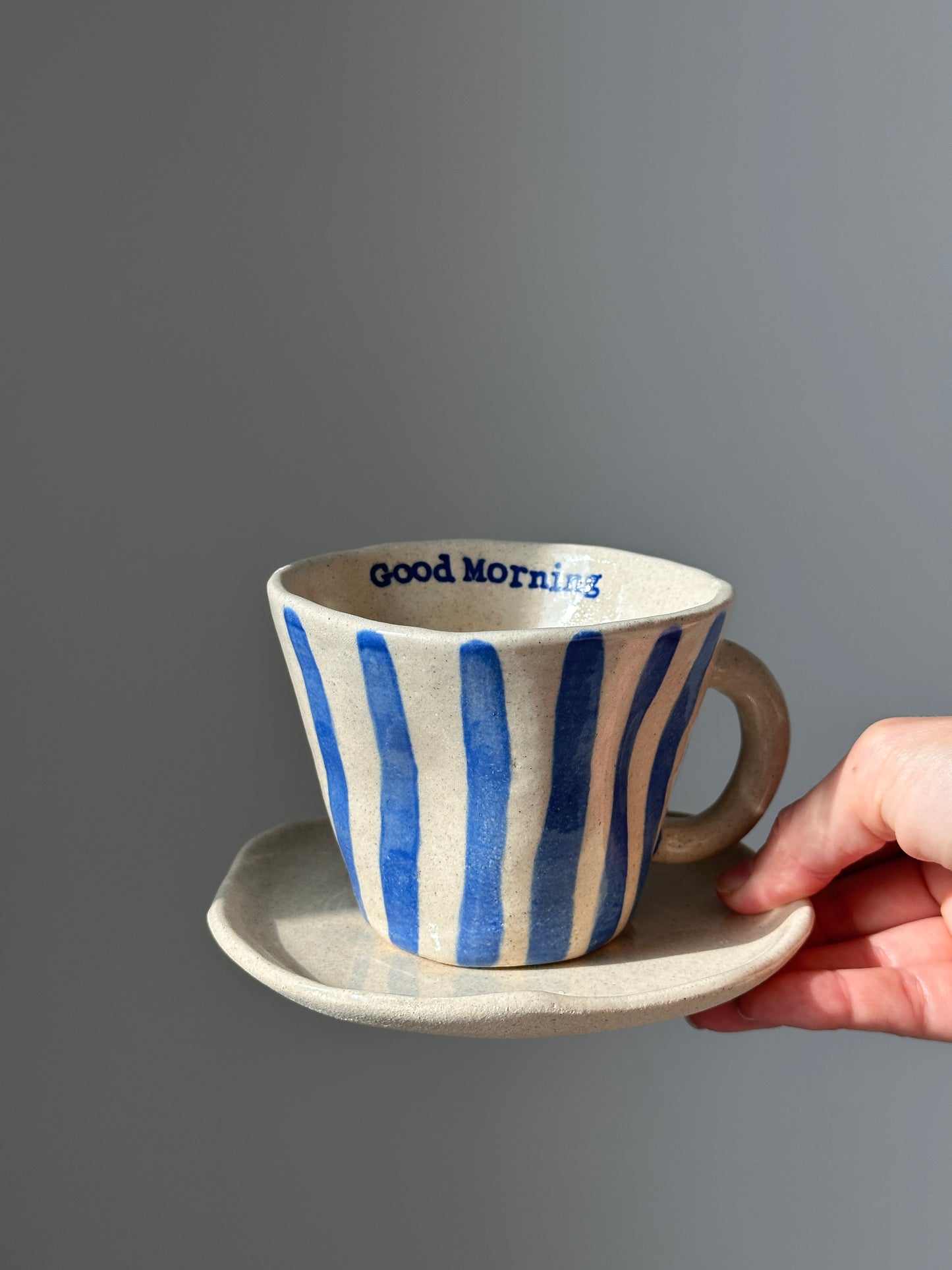 “Good morning, gorgeous” Mug (PRE-MADE)