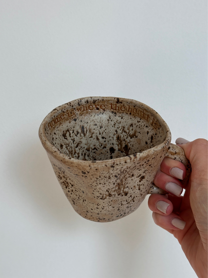 Snowy Speckle Mug