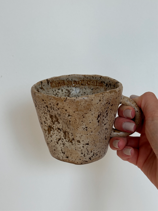 Snowy Speckle Mug